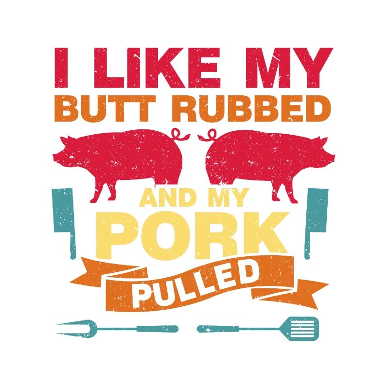 BBQ Pulled Pork Schwein Grill