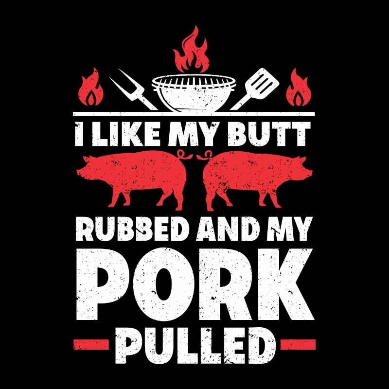 BBQ Pulled Pork Schwein Grill