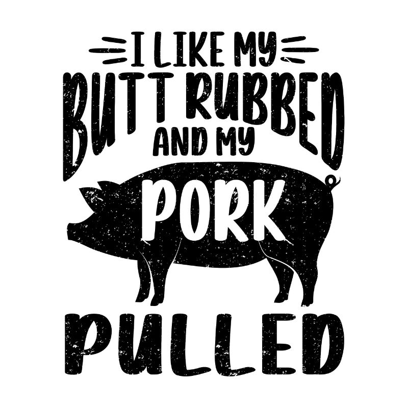 BBQ Pulled Pork Schwein Grill