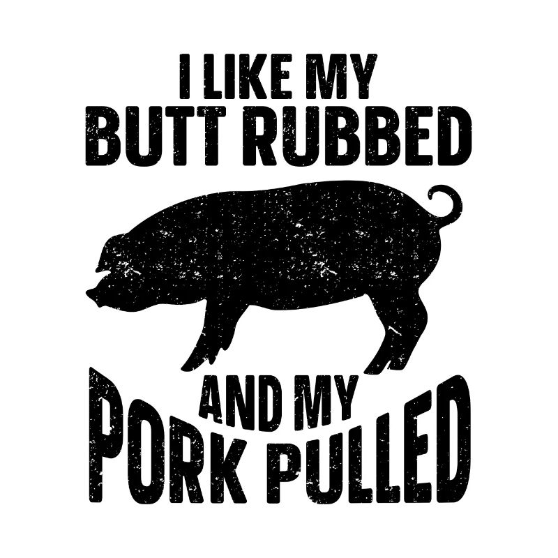 BBQ Pulled Pork Schwein Grill