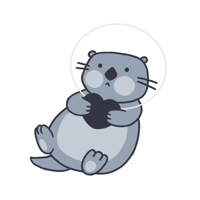 Les loutres d’astronautes dans l’espace