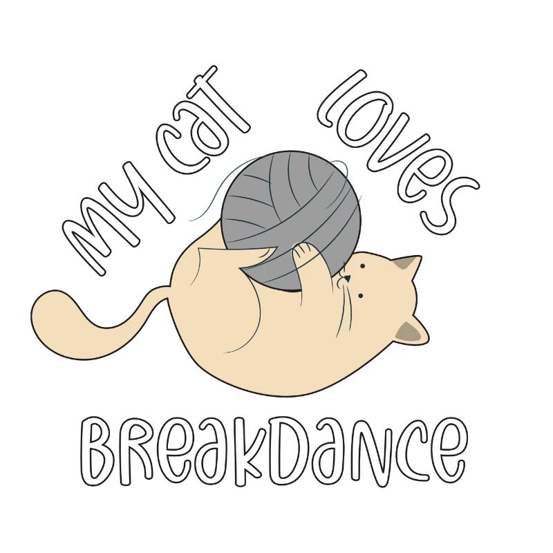 Breakdancing Cat Hip Hopper Cat Fan Gift