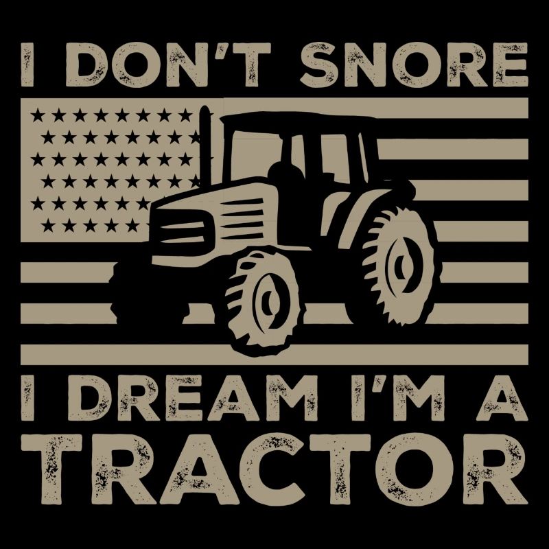 Ich schnarche nicht, ich träume, ich bin ein Traktor