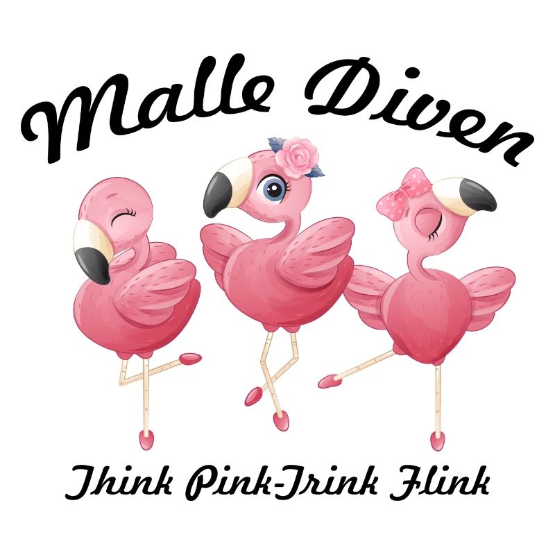 Malle Divas Think Pink DrinkIng Nimble Bridal Gift