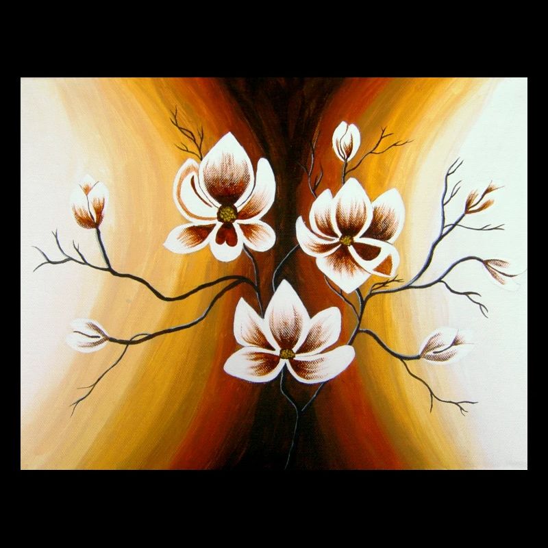 Magnolias - Acrylique