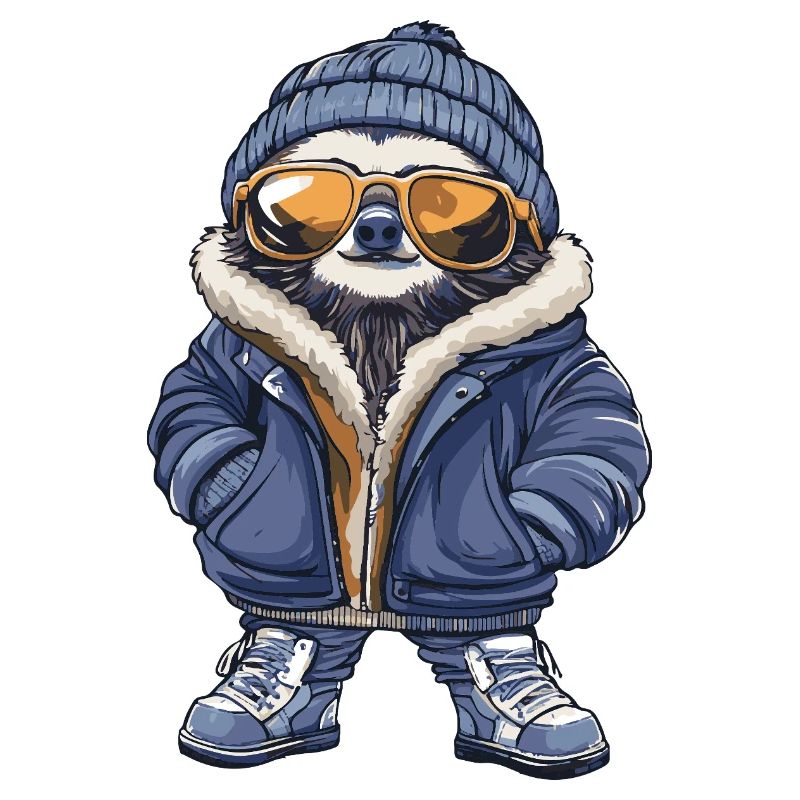 Sloth Cool Comic