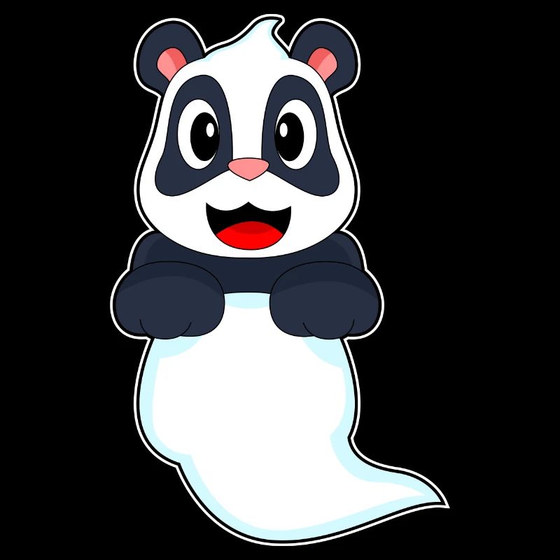 Panda Ghost Halloween