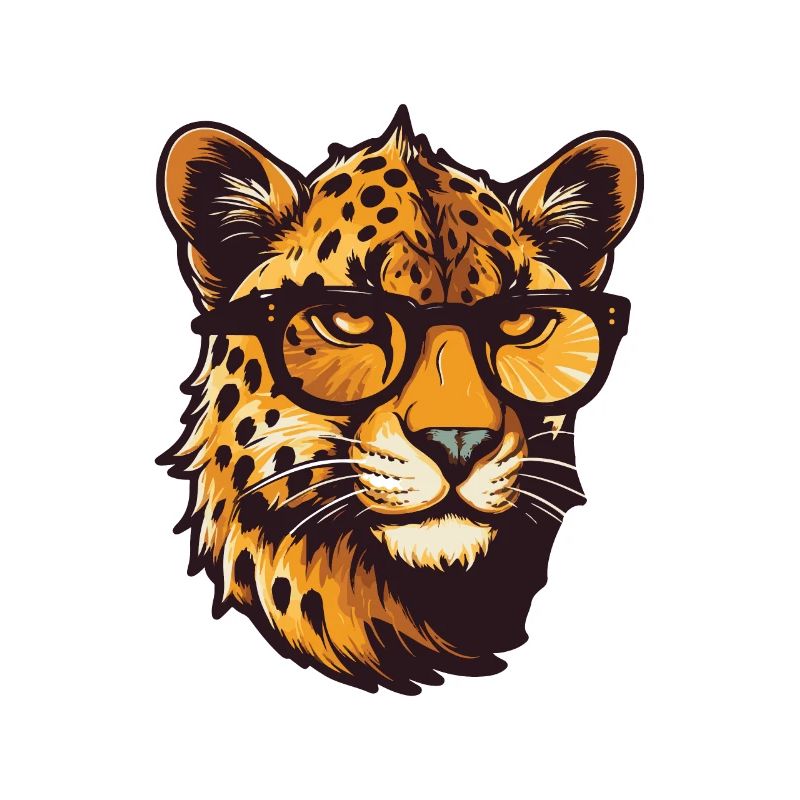 Gepard Kopf Cool