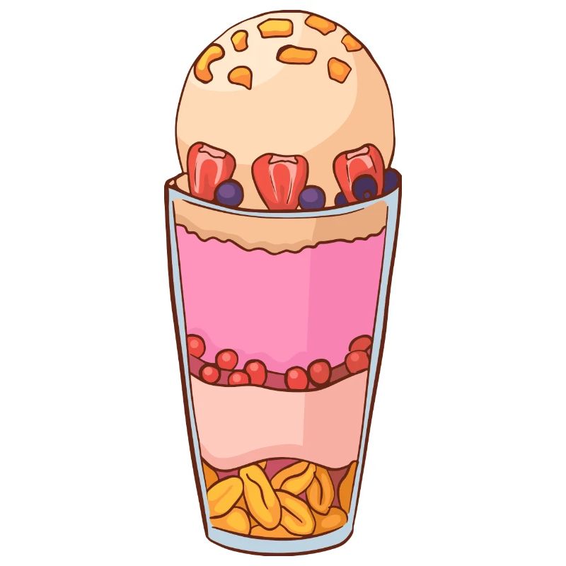 Eis Speiseeis Eiskrem Eiscreme Kugeleis Eisbecher