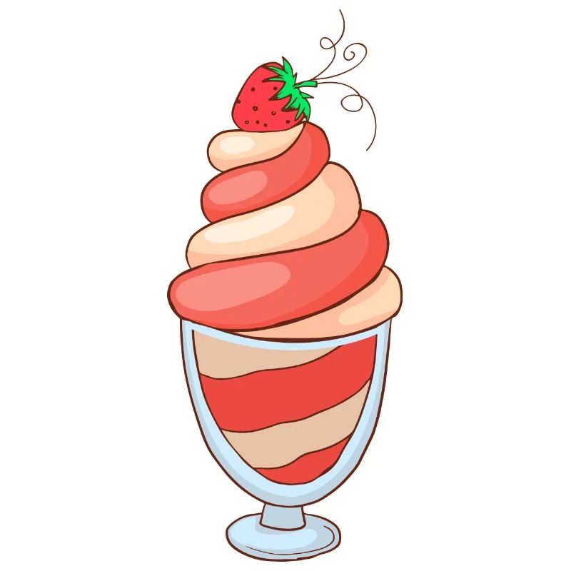 Eis Speiseeis Eiskrem Eiscreme Kugeleis Eisbecher