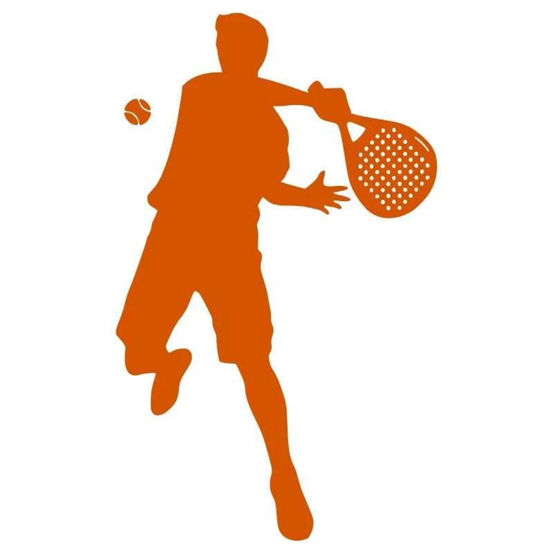 Padel Player Silouhette