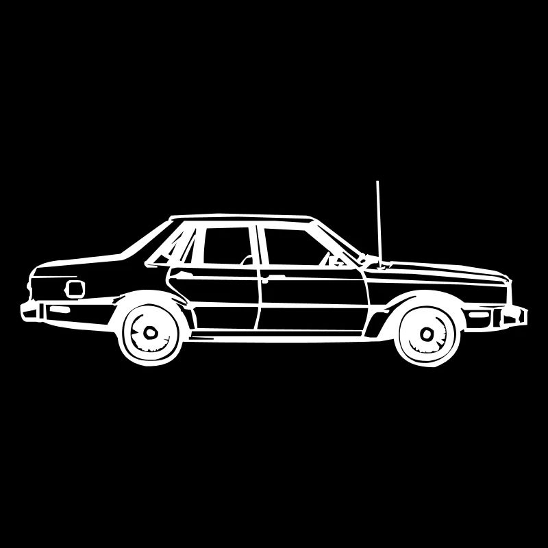 Voiture avec une antenne
