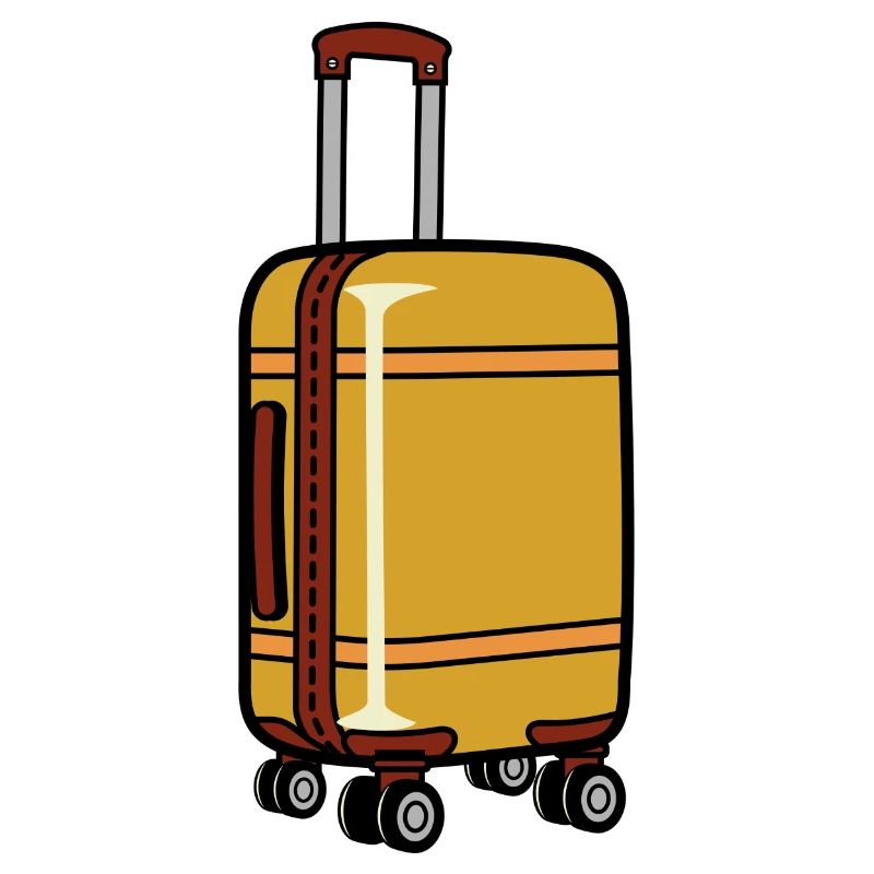 rolling suitcase