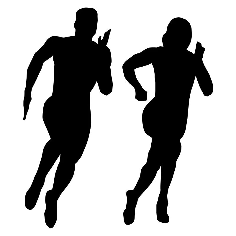 Running, runner couple