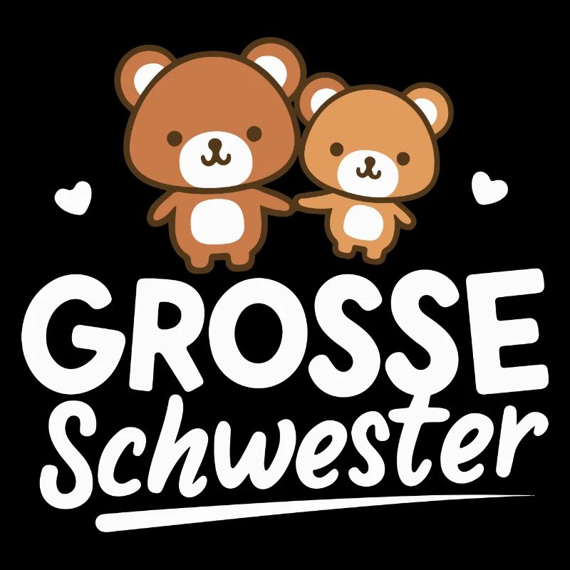 Großes Schwesterbärchen Schwester werden