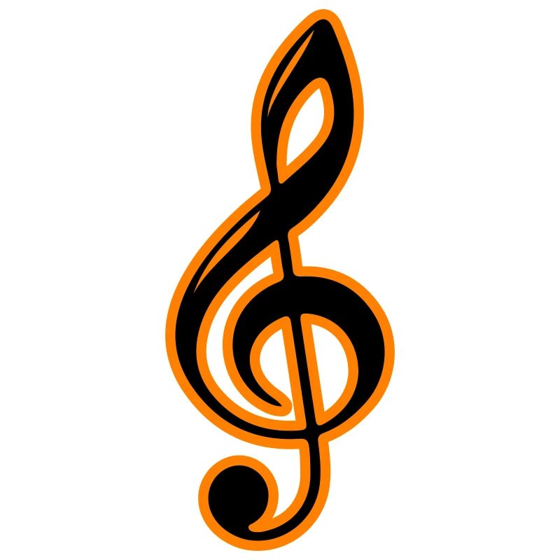 Musical Notes Symbol Clef