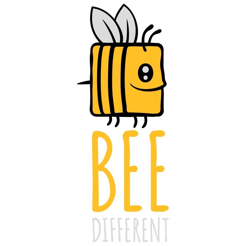 bee different Spruch Zitat