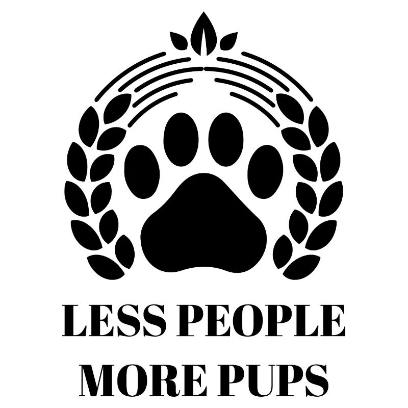 moins de gens plus de chiots
