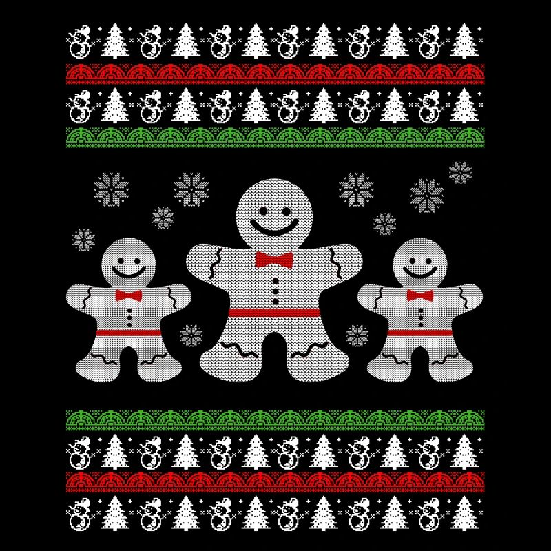 Petits gâteaux de Noël vilain petit cadeau de Noël Pull