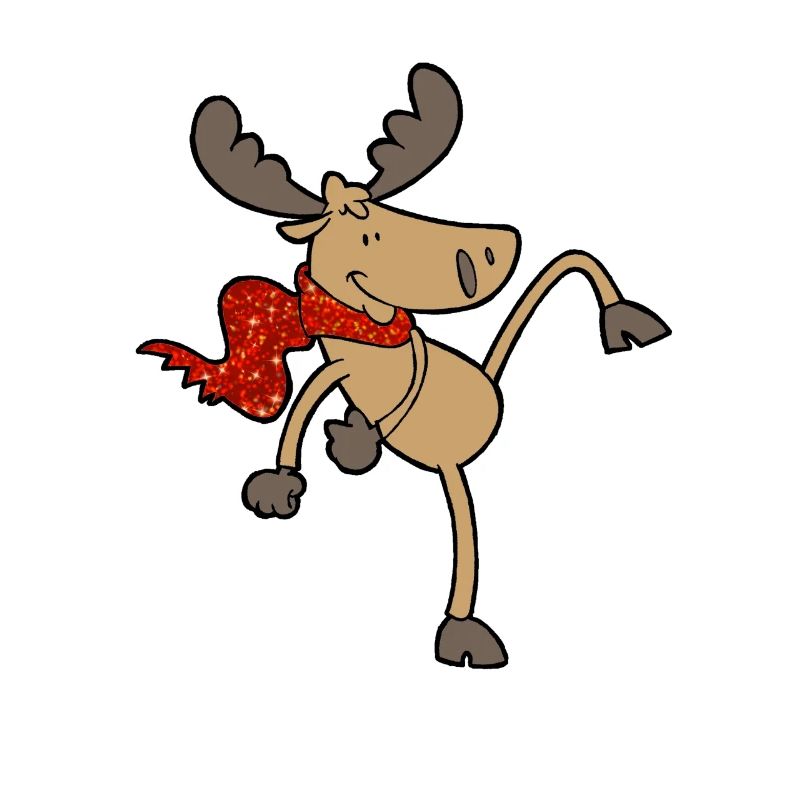 funny dancing moose reindeer