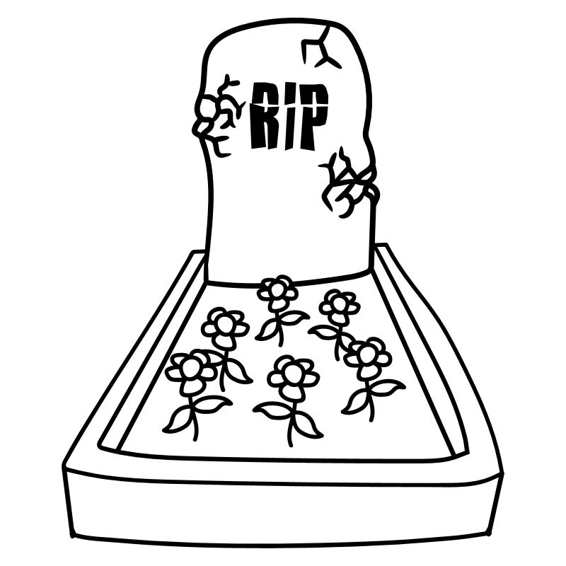 grave, betterave, fleurs, cimetière