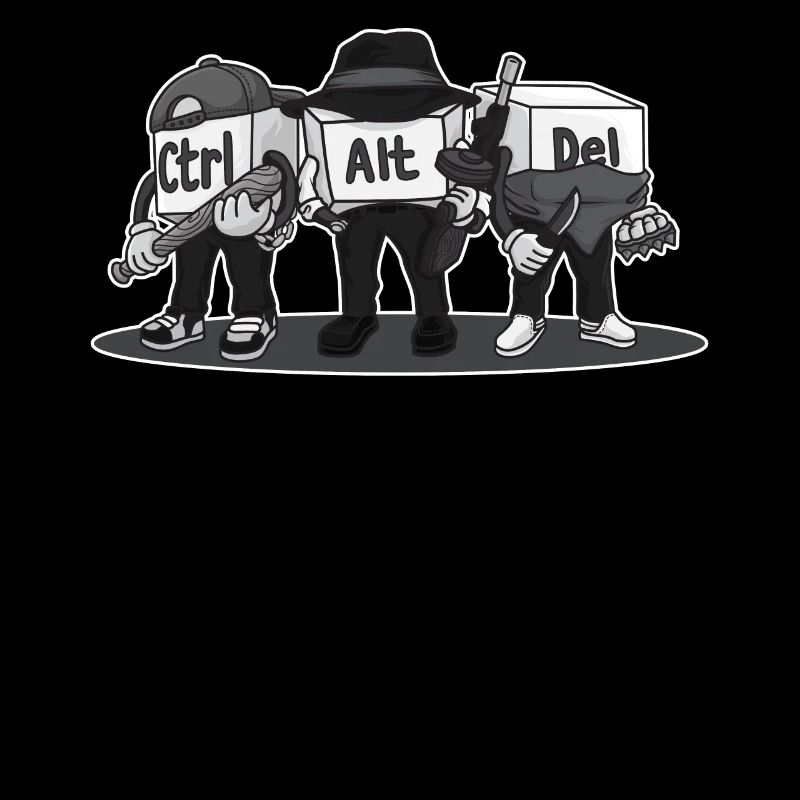 Ctrl Alt Del Computer Admin Nerd Geek Computer Scientist