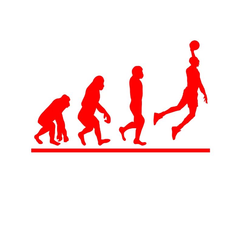 Basketball Evolution Korb werfen Dunk Geschenk