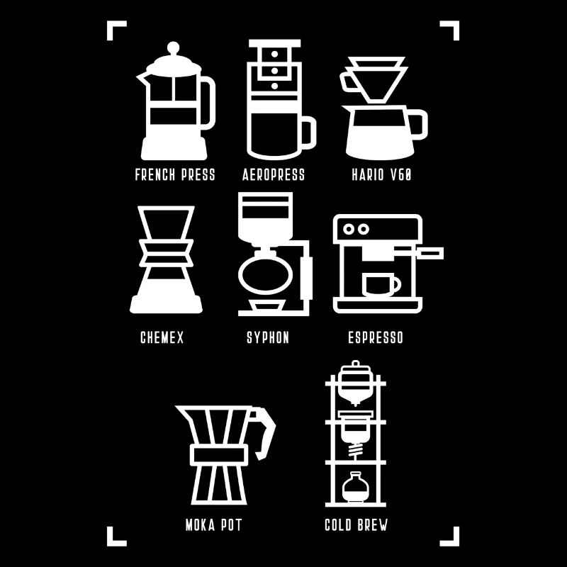 Coffee Tee, Brew graphic, Coffee Lovers