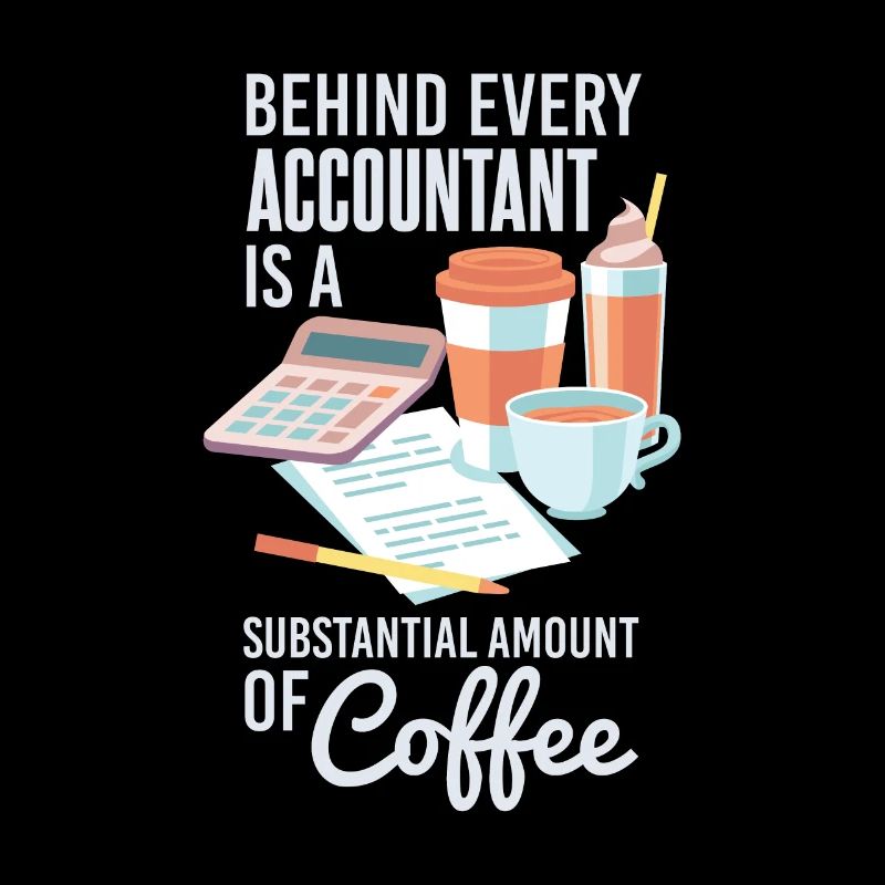 Café comptable drôle