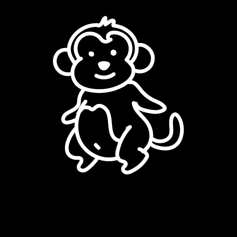 Affe Äffchen Süß Niedlich Geschenk Geschenkidee