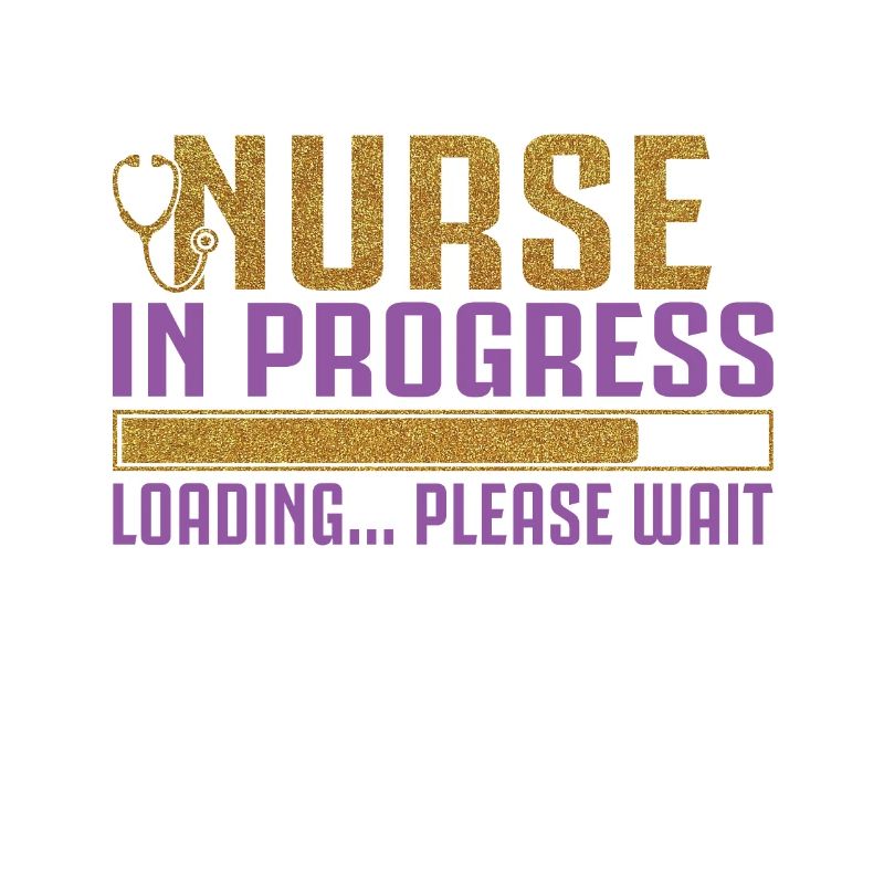 Nurse In Progress Loading Please Wait Funny