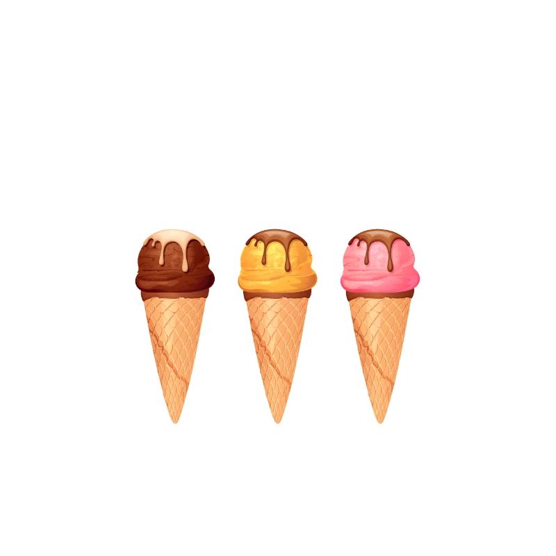 Eiscreme Eis Softeis Waffel Eisdiele Geschenk