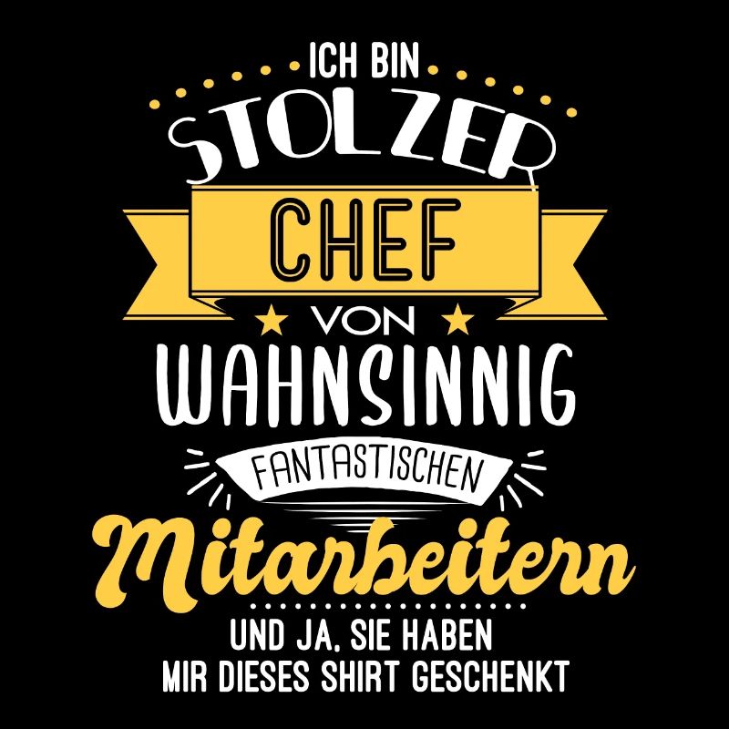 Stolzer Chef Mitarbeiter Team Geschenk