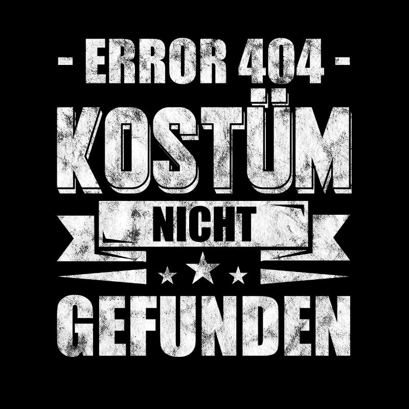 Error 404 Karneval Kostüm Programmierer