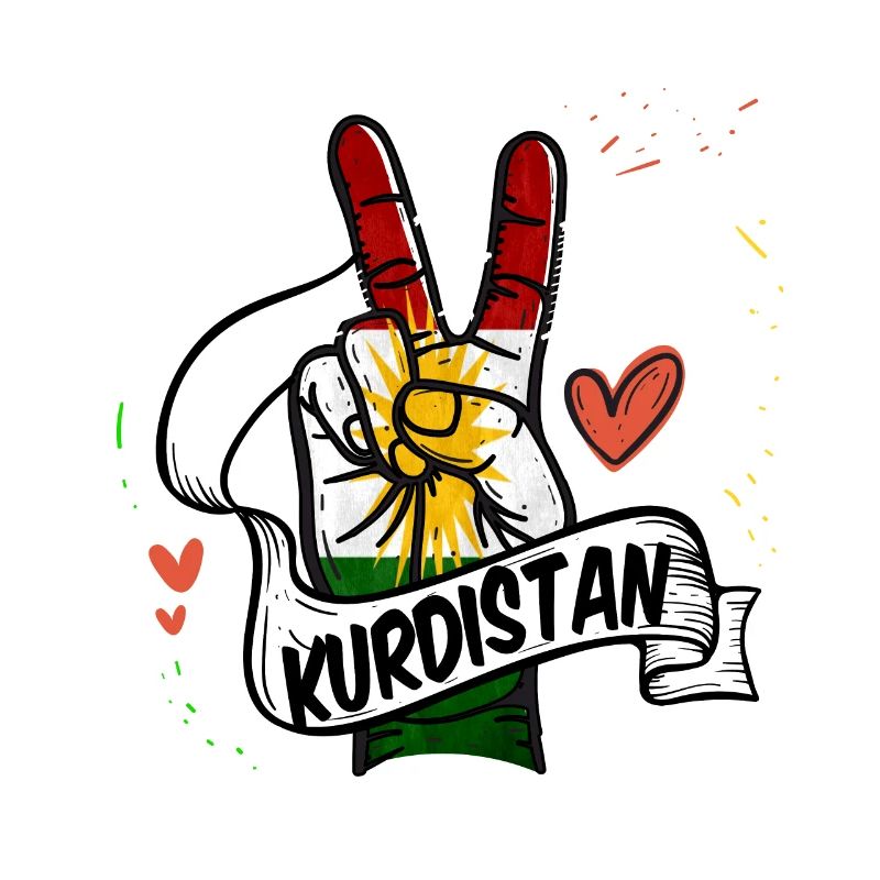 Kurdistan Kurdes Kurdes cadeau azadi rojava irak