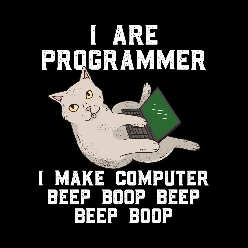 Programmer cat