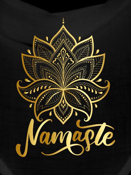 Namaste celestial flower