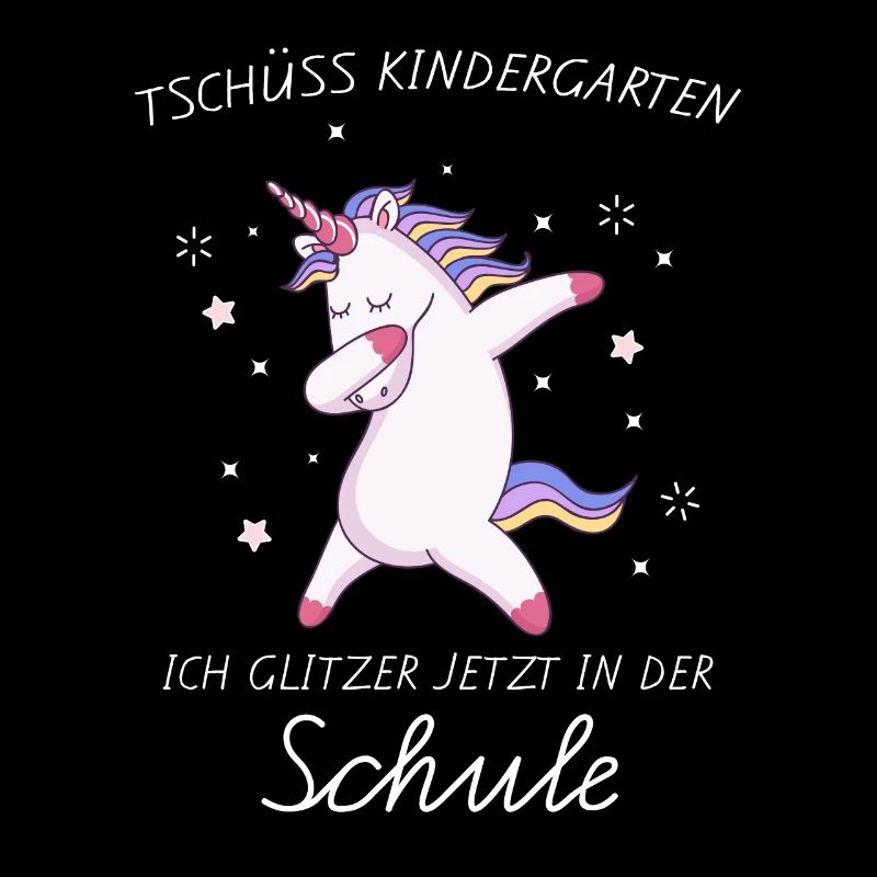 Dabbing Einhorn Geschenk zur Einschulung