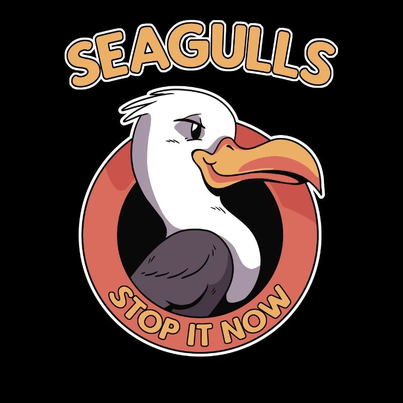 Seagulls Stop It Now Meme Möwe Seemöwe