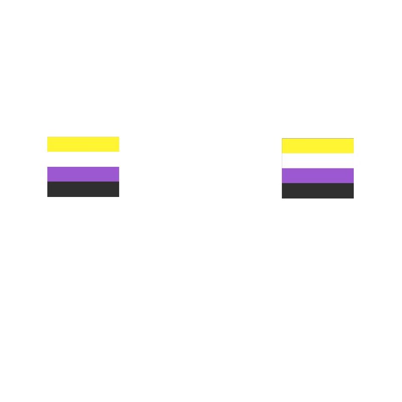 Non Binary Non-Gender Non-Binary Flag Gift