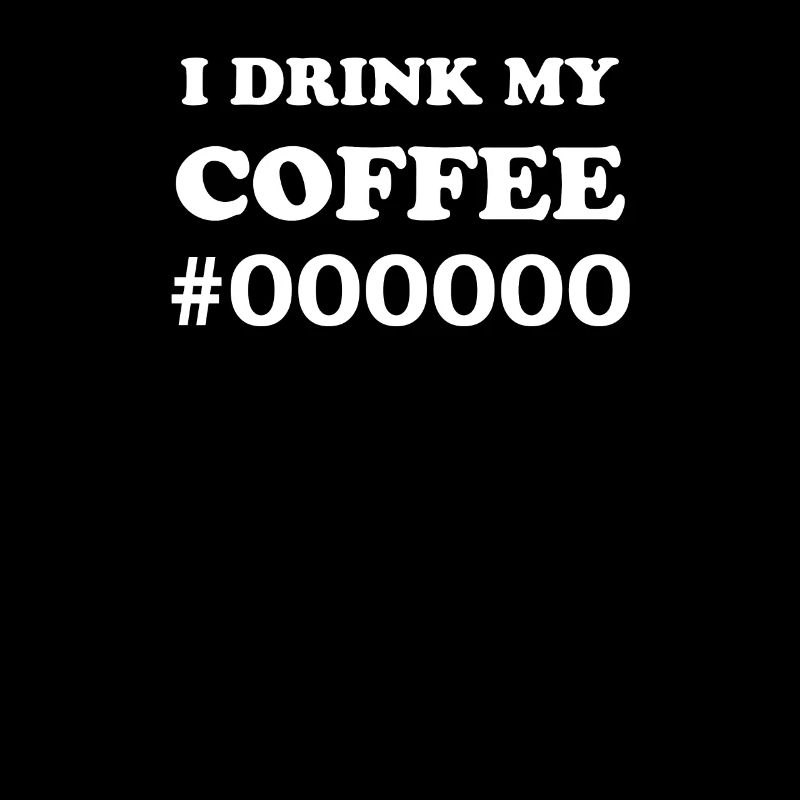 Kaffee Schwarz Nerd Programmierer IT Web Designer