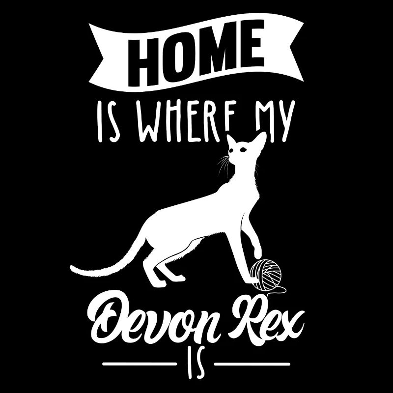 Devon Rex chat chats mignons disant motif de chat