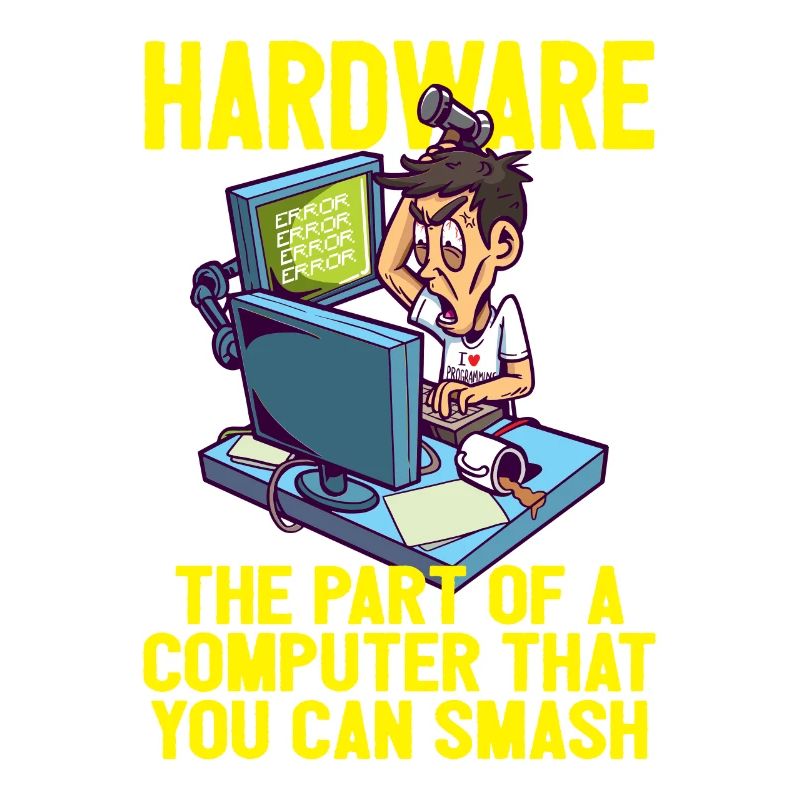 Smash PC Hardware Debugging IT Coder Informatik