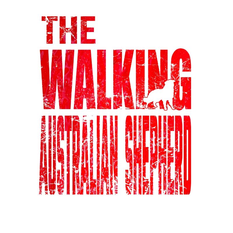Australian Shepherd Hund Aussie Walking Geschenk