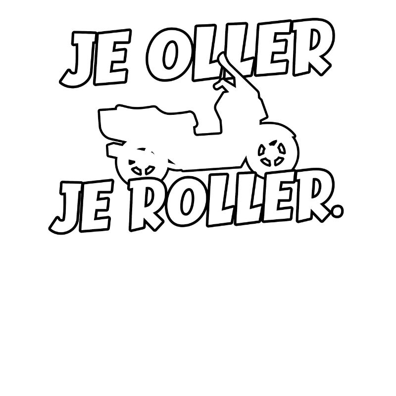 Motorroller Roller Rollerfahrer Geschenk