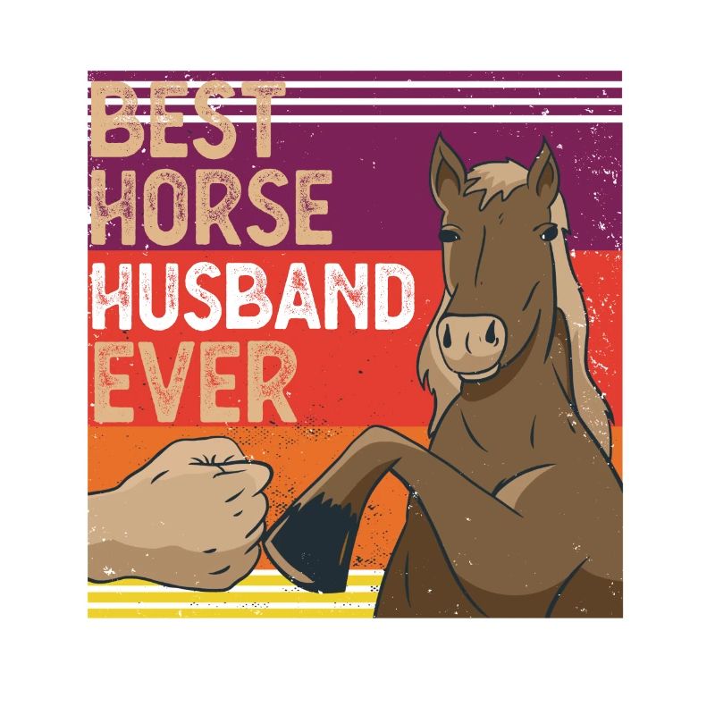 Bester Pferde-Ehemann aller Zeiten Lustiger Vintage-Pferdeliebhaber