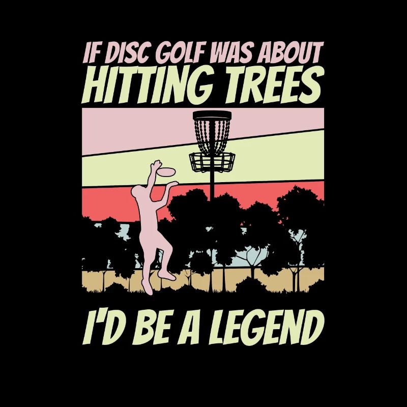 Funny Disc Golf Tree Beating Legend