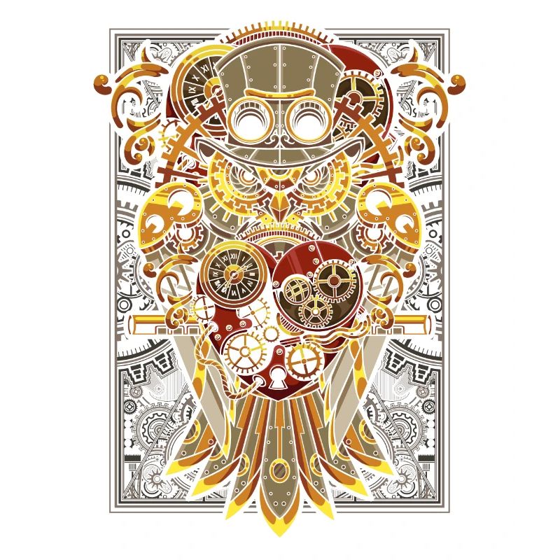 Steampunk Eule Mechanischer Vogel Clockwork