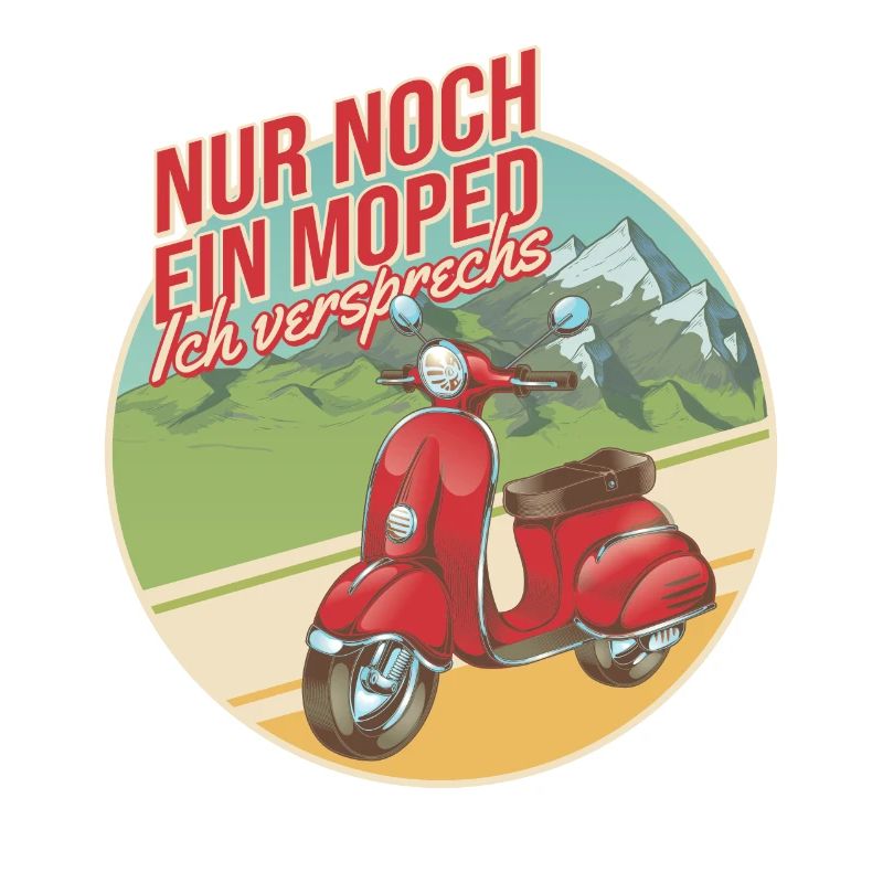 Nur Noch Ein Moped Mofa Roller Motorroller
