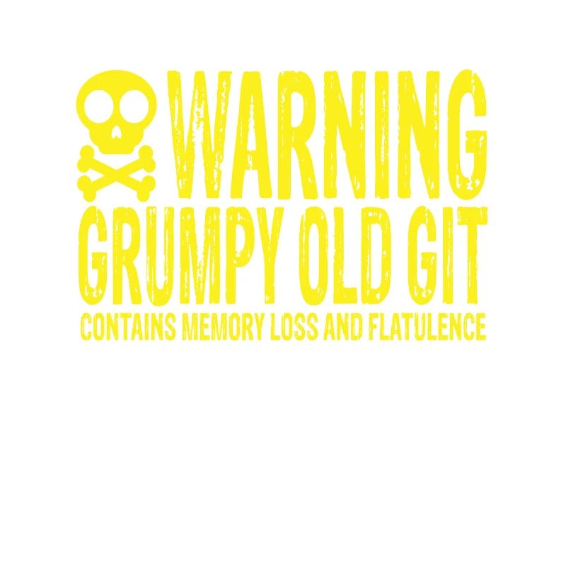 Warning Grumpy Old Git